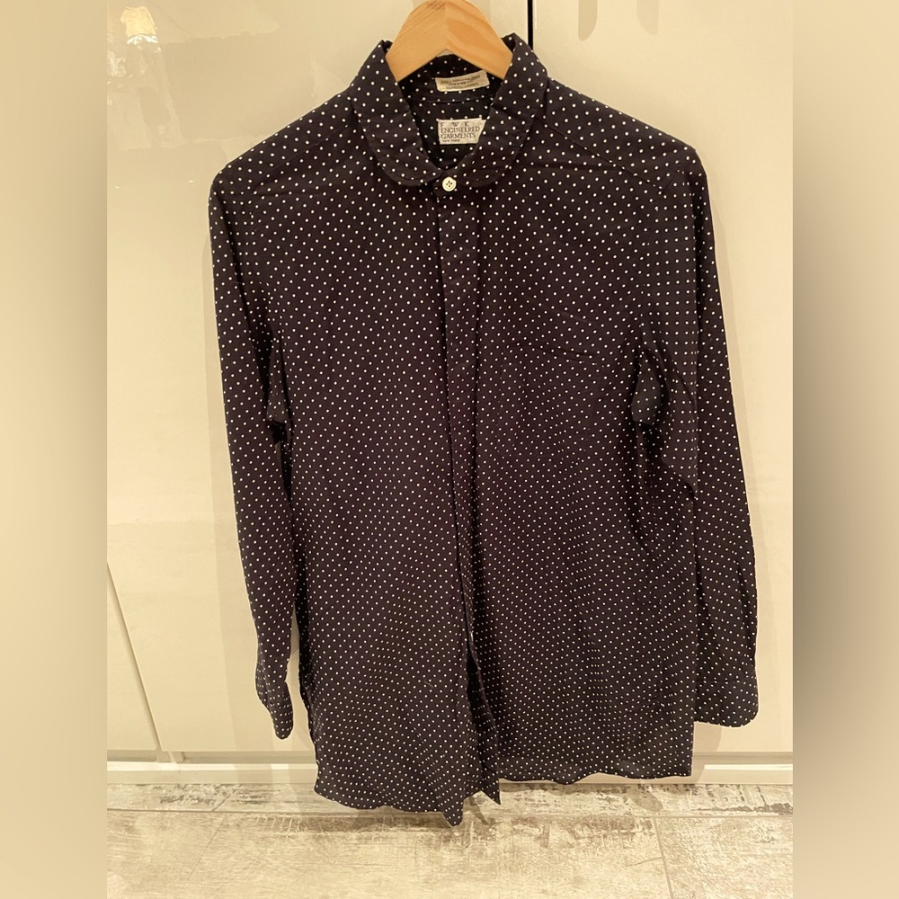 Engineered Garments pin dot cotton shirt